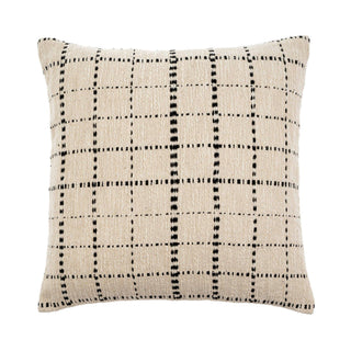 20x20 Hand loomed Check Pillow