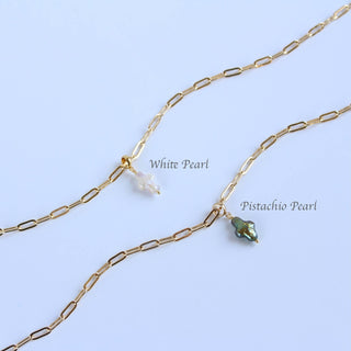 Cross Baroque Pearl Necklace