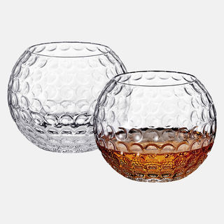 Golf Ball Whiskey Glass  - Set of 2