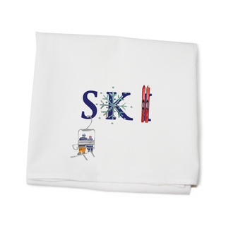 Ski flour sack towel