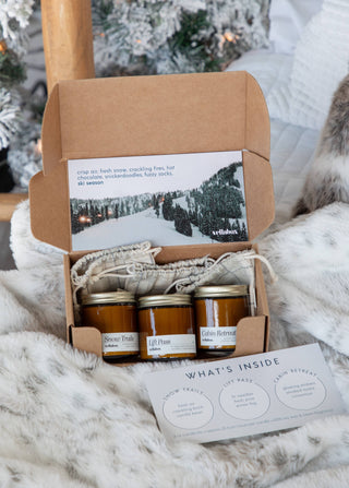 Ski Inspired Soy Candle Gift Set