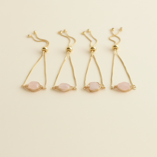 Rose Quartz Crystal Protection Bracelet