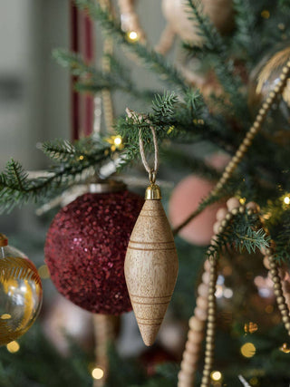 Natural Mango Wood Ornament
