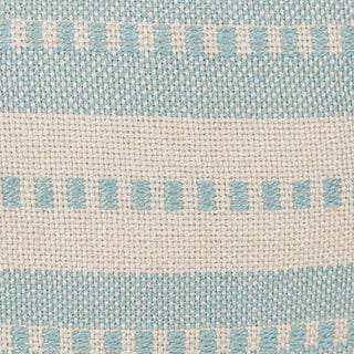 Matilda 20x20 Striped Outdoor Indoor Filled Pillow Blue