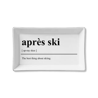 Ceramic Tray- Apre's Ski