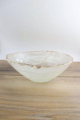 White Onyx Bowl Large