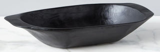 Black Handmade Dough Bowl - small