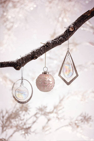 Pearl & Gold Teardrop Ornament