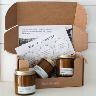 Ski Inspired Soy Candle Gift Set