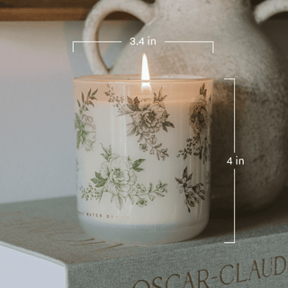 Green Delft 12 oz Soy Candle