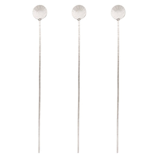 Silver Catalina Stirring Spoons - Set of 3