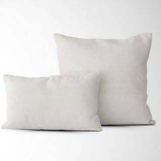 Lennox Woven Textured Pillow Cover –Soft, Stylish Decorative