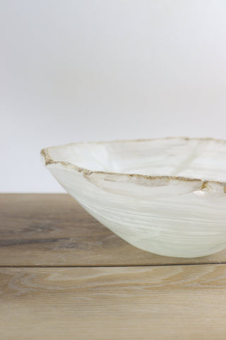 White Onyx Bowl Large