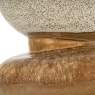 Ceramic 2-toned Table Vase, Large