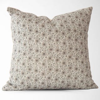 Penelope Vintage Petite Floral Pillow Cover - Oyster