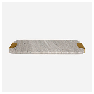 Gray Marble  Rectangular Tray