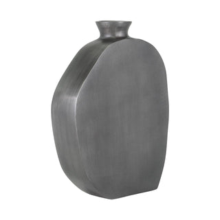 Dark Grey Teardrop Vase