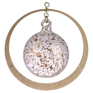Pearl & Gold Teardrop Ornament