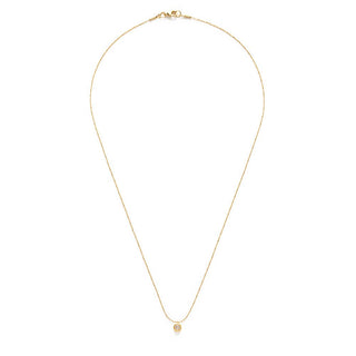 Single 5mm Crystal Pendant Necklace