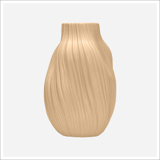 Beige Organic Vase with swirls
