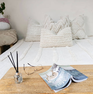 Boho throw pillow cover with insert