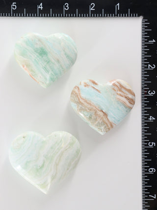 Caribbean Calcite Heart