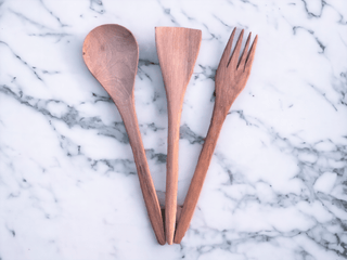 Kitchen Spoons & Utensils - handmade Walnut