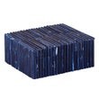 Blue Inlaid Bone & Resin Striped Keepsake Box