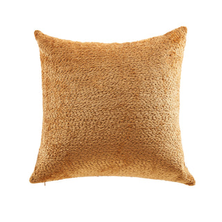 Camel Chenille fabric with chic irregular pattern in white braid