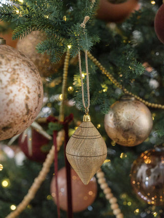 Natural Mango Wood Ornament