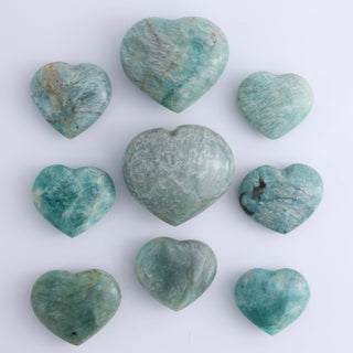 Amazonite Hearts