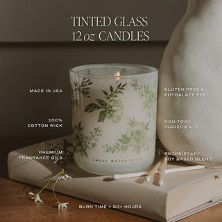 Green Delft 12 oz Soy Candle