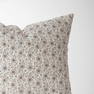 Penelope Vintage Petite Floral Pillow Cover - Oyster