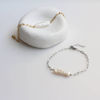 Freshwater Biwa Pearl Bracelet