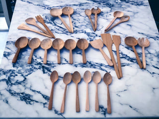 Kitchen Spoons & Utensils - Set of 2 - handmade Walnut (1)