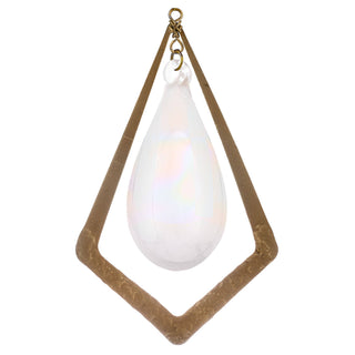 Pearl & Gold Teardrop Ornament