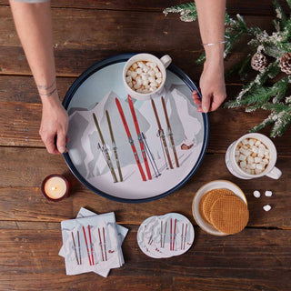 NORDIC SKI Paper Napkins, Pack of 20