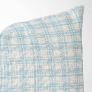 Freya Plaid Lumbar Pillow Cover – Decorative, Soft Fabric