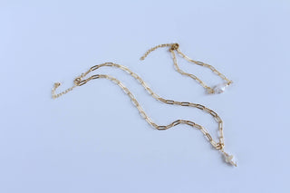 Cross Baroque Pearl Necklace