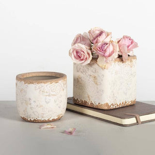 Square Ceramic Flower Pot