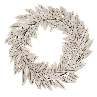 Recycled Canvas Olive Wreath, Natural