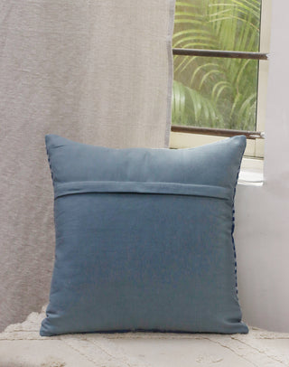 Blue Striped cotton pillow |