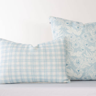 Freya Plaid Lumbar Pillow Cover – Decorative, Soft Fabric