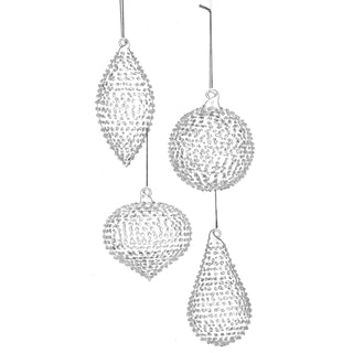 BALL/DROP ORNAMENT 4 Asst