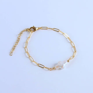 Cross Baroque Pearl Necklace