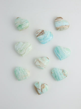 Caribbean Calcite Heart