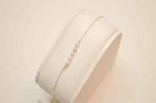 Pearl bar bracelet - 14k gold filled