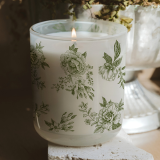 Green Delft 12 oz Soy Candle