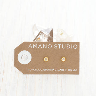 5mm Crystal Stud Earrings