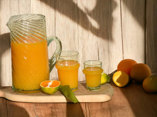 Hand-blown Pitcher from Recycled Glass